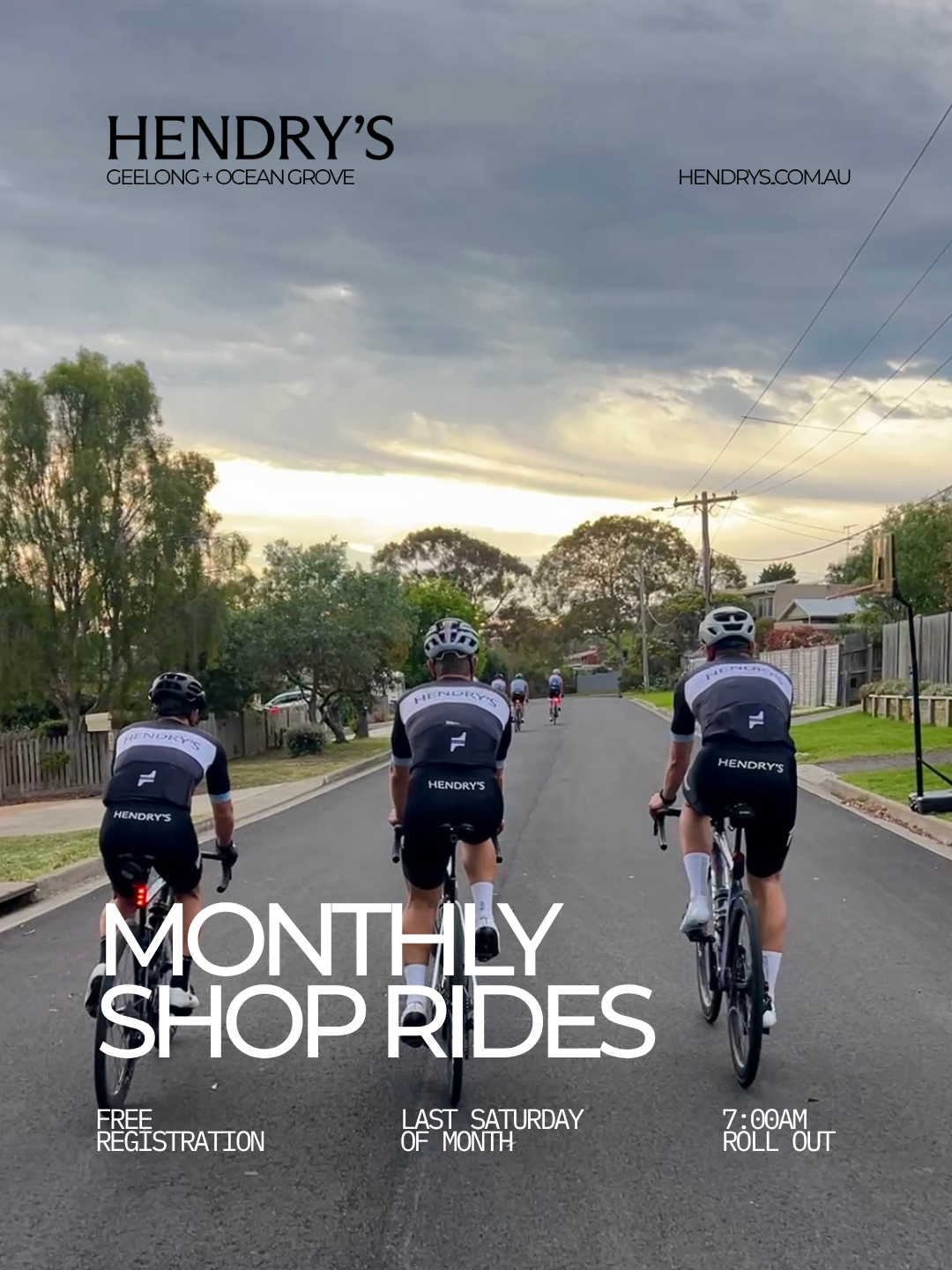 Hendry's Monthly Shop Rides