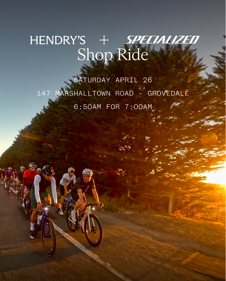 Hendry's  +  SPECIALIZED April Shop Ride