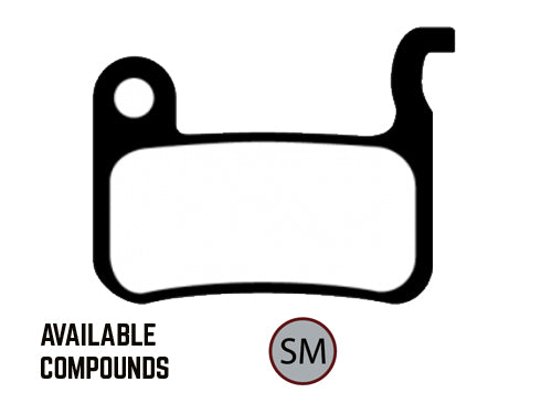 ASHIMA Disc Brake Pads - Semi Metallic Shimano - M965 / M966 / M975 / M975P / M765 / M775 / M776 / M665