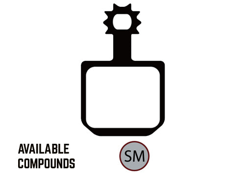 ASHIMA Disc Brake Pads - Semi Metallic Magura - MT5 / MT7