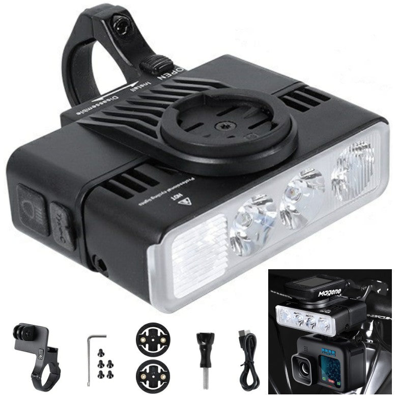 QBP Light Bar - Flame 1700 Lumens - With dual side mounts for computers and cameras 1.5-6hrs run time