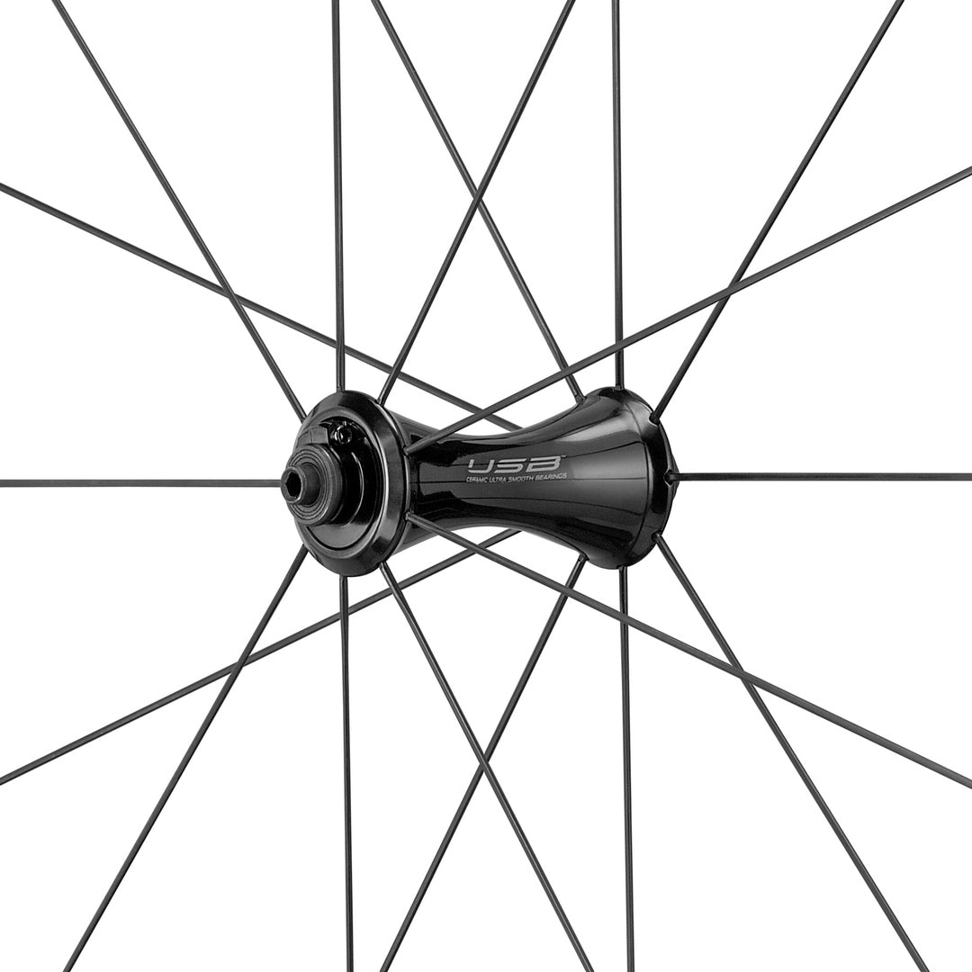 BORA WTO 45 2WF Dark Wheelset + Brake Pads