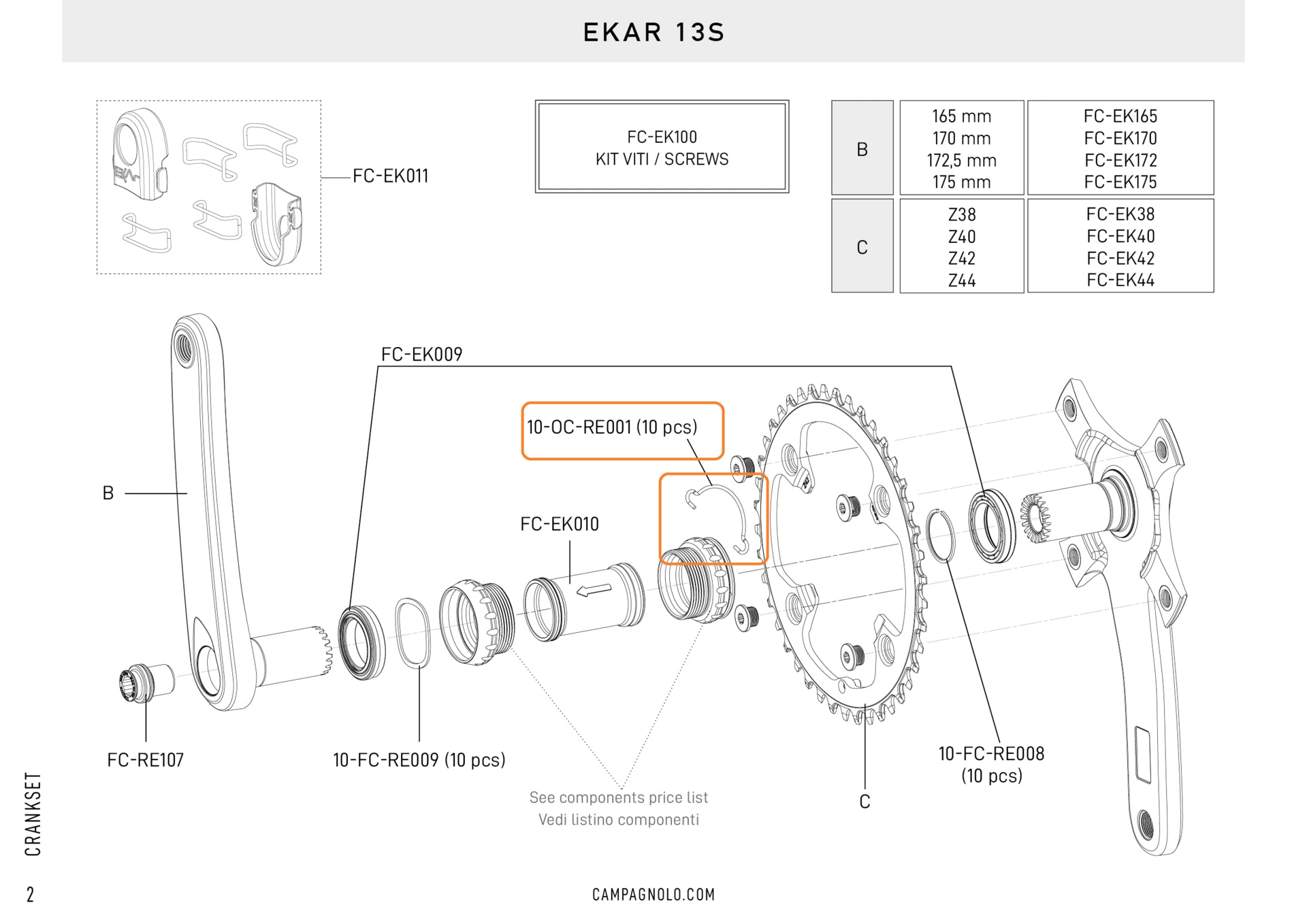 Bottom Bracket Ultra Torque Safety Spring (10pcs)
