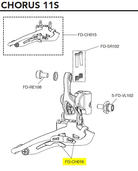 FD Cage Insert CH/PO/CE 11 Speed