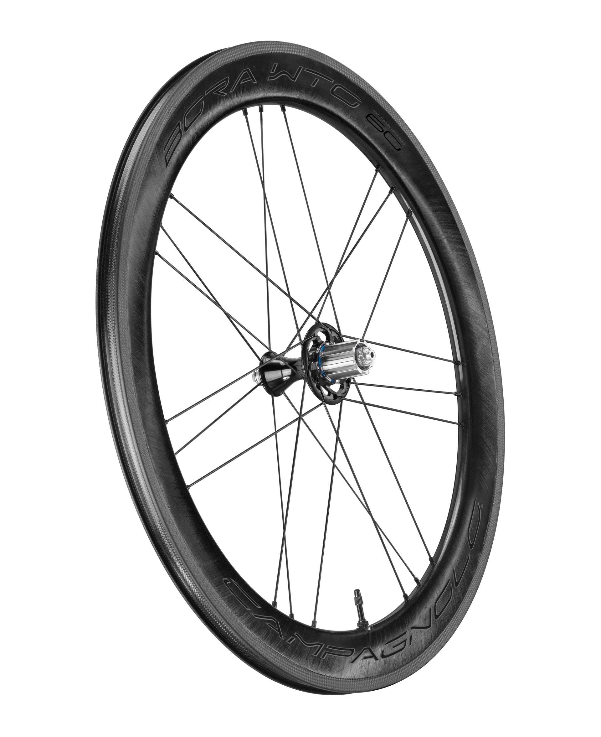 BORA WTO 60 2WF Dark Rear Wheel - Camp + Brake Pads