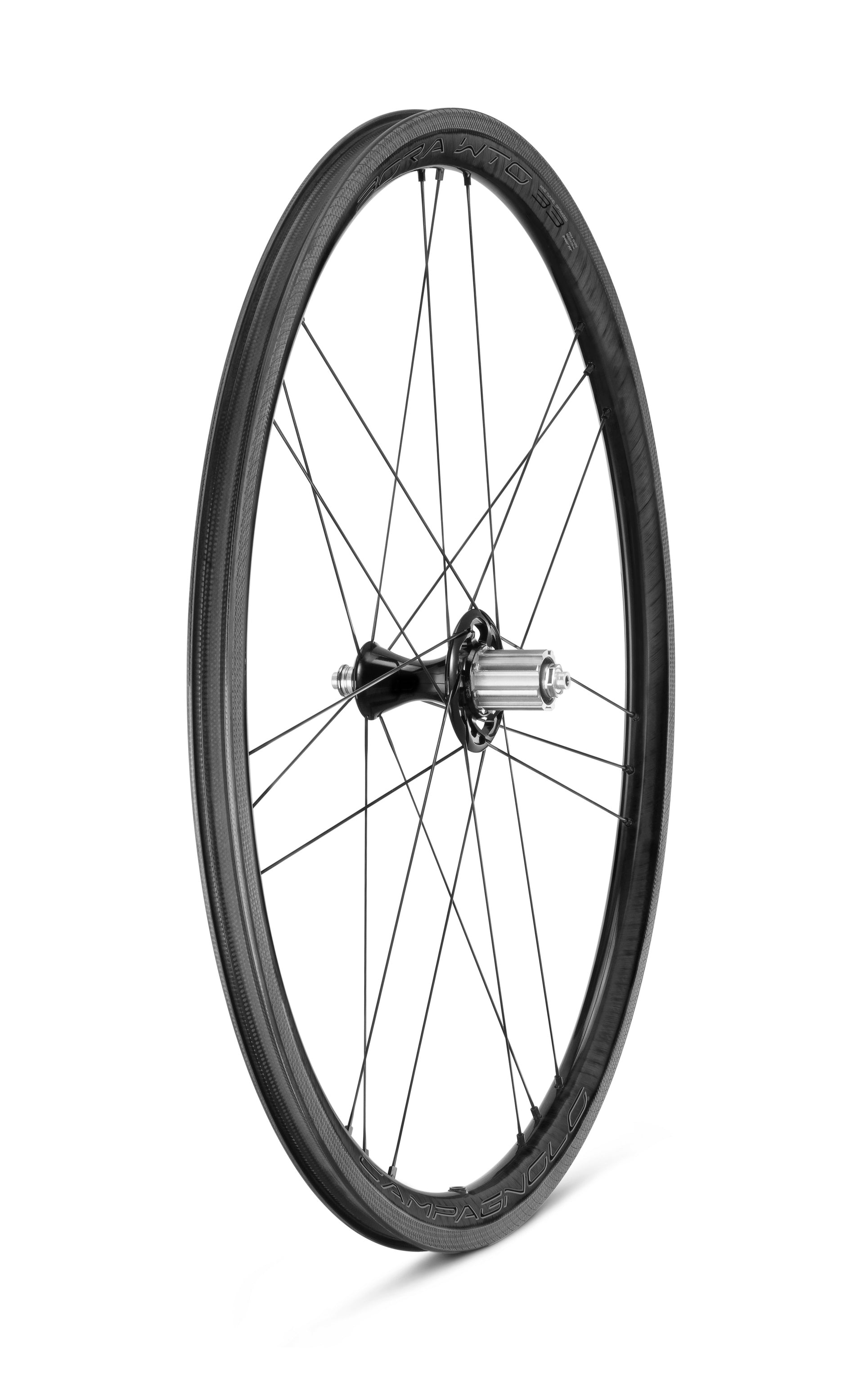 BORA WTO 33 2WF Dark Rear Wheel + Brake Pads