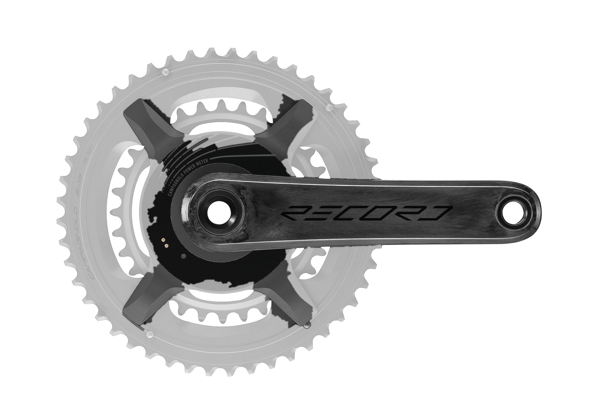 Record 2x13 QCK-Tech Power Meter Crankarm Set