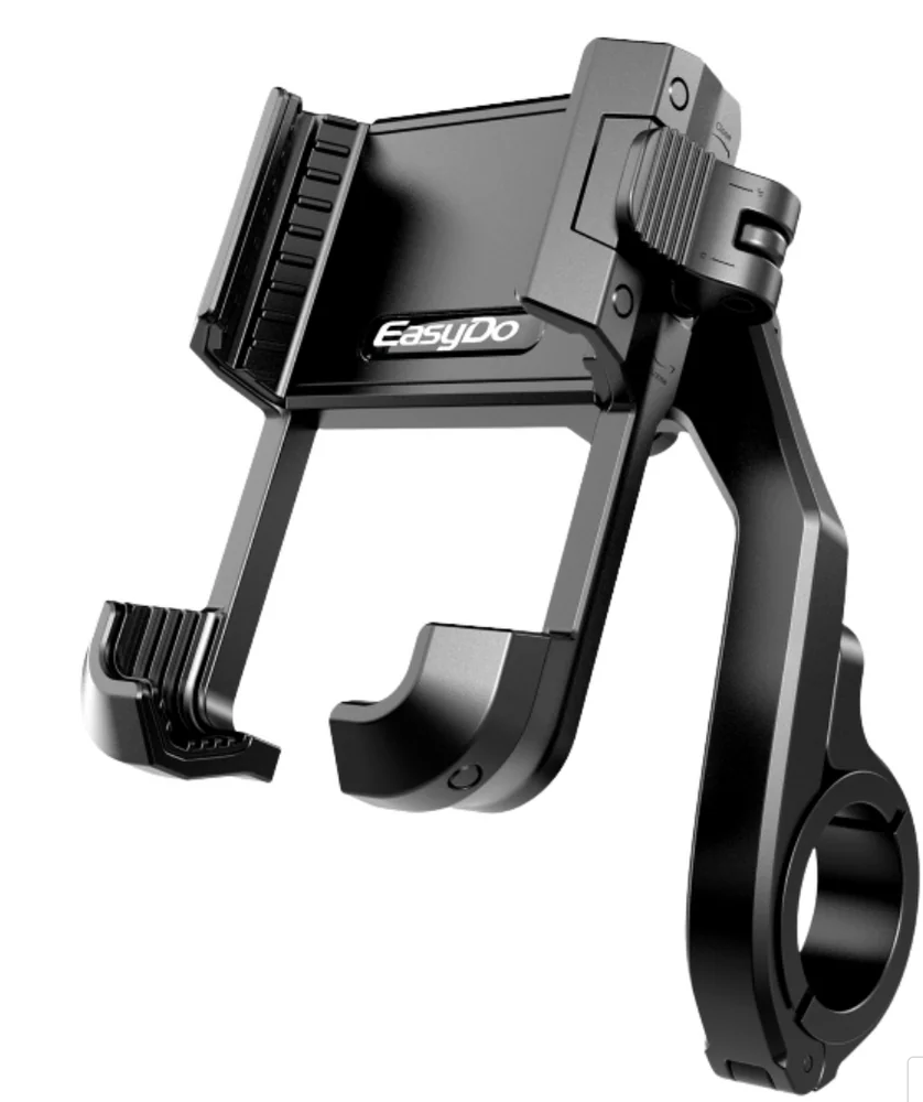 EasyDo Aluminium Anti-Shake Universal Phone Holder - Handlebar Mounted