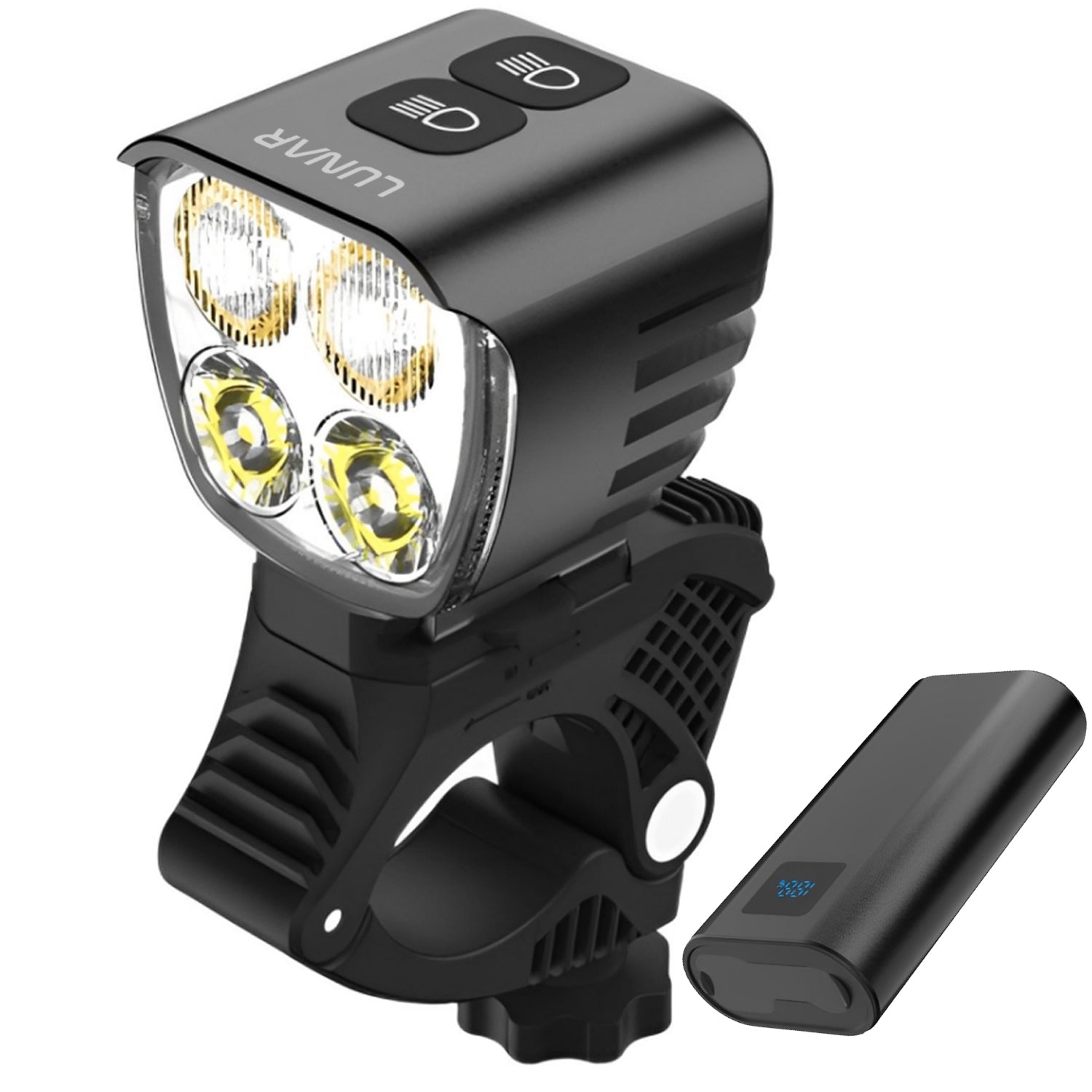 LUNAR Front Light - ATOM 2200 - 2200 Lumens - High Power USB-C