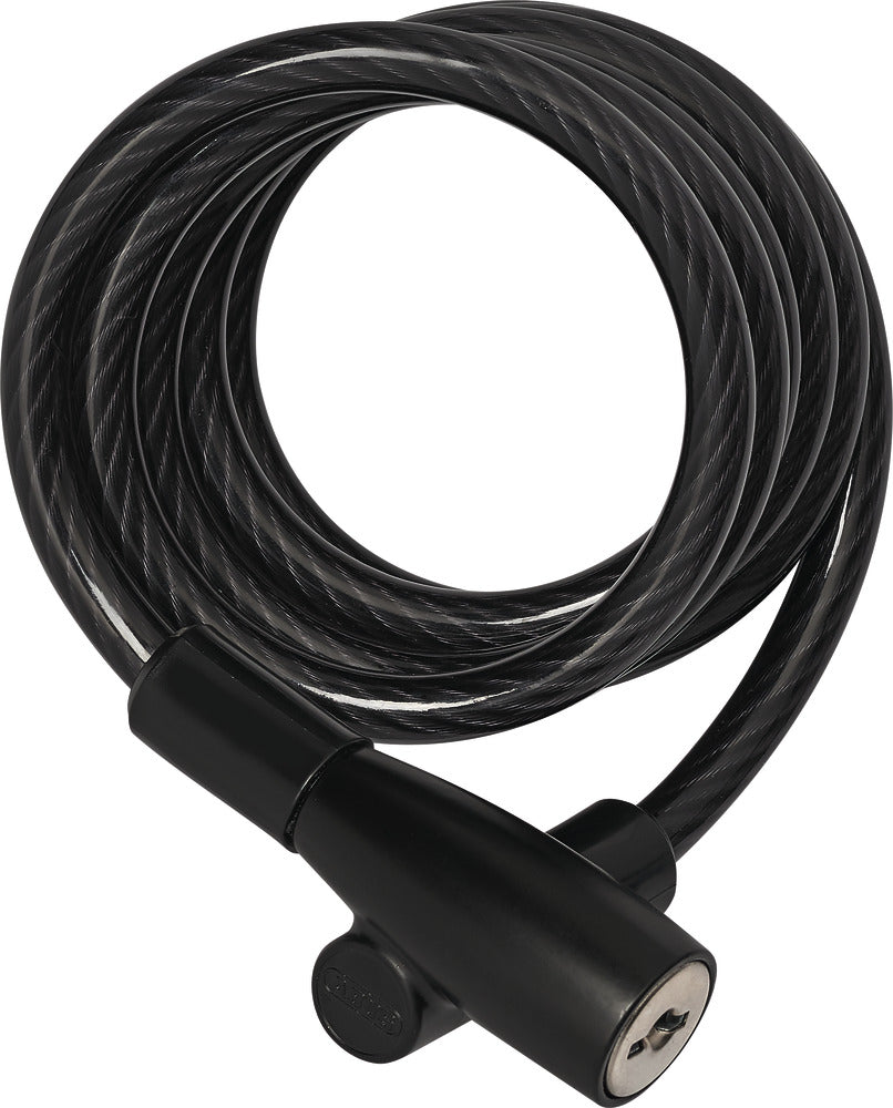 ABUS COIL 3506K 120CM X 7.5MM BLACK - NO BRACKET