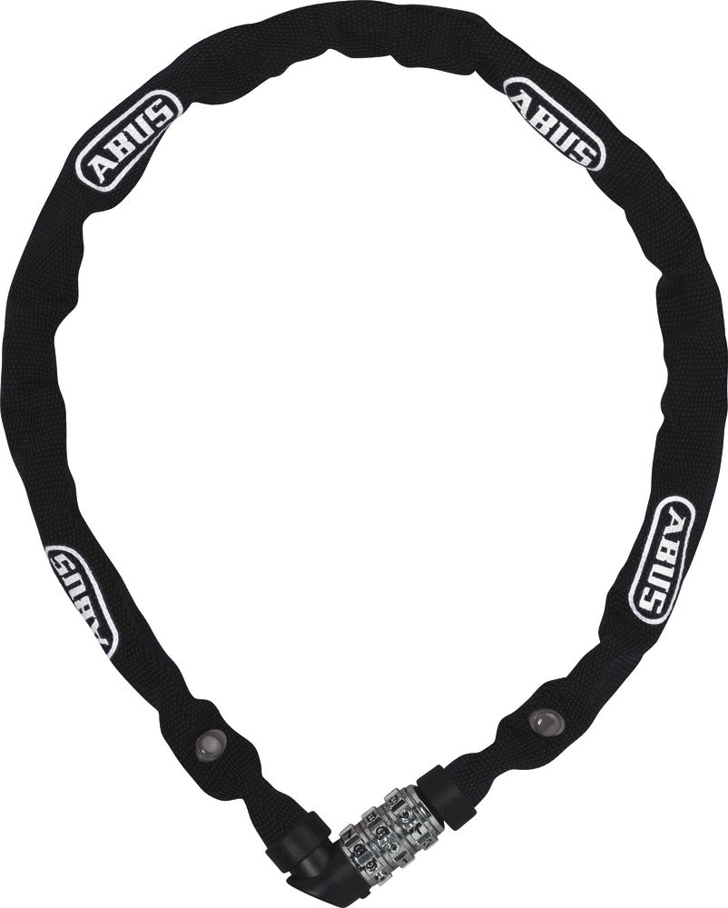 ABUS CHAIN 1200 WEB - 110CM X 4MM BLACK - NO BRACKET
