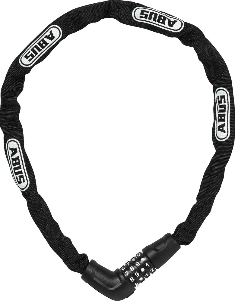 ABUS STEEL-O-CHAIN COMBO 5805 - 75CM X 5MM BLACK - NO BRKT