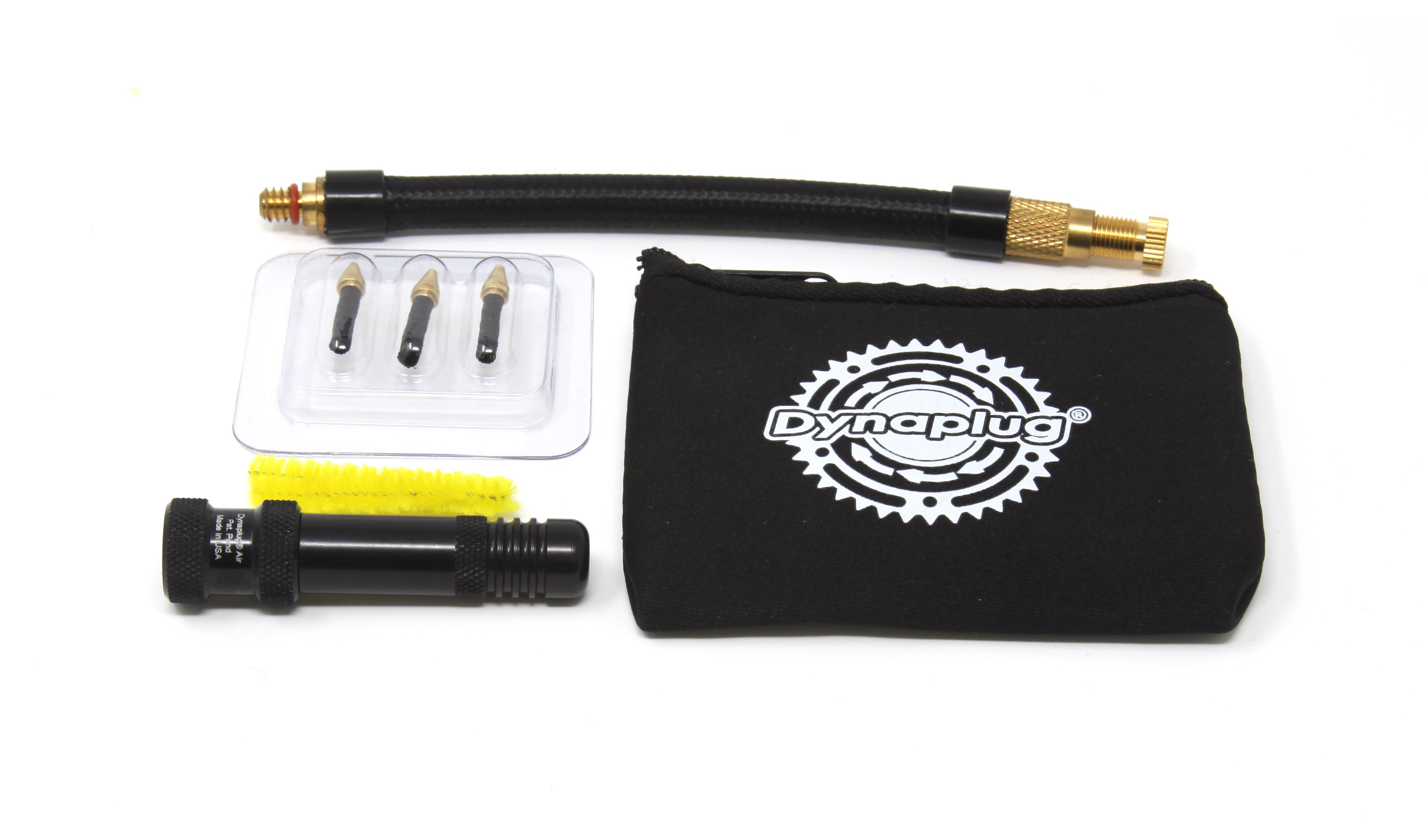 DYNAPLUG Tubeless Repair Kit - Air MTB - Black W/ Pouch & Hose