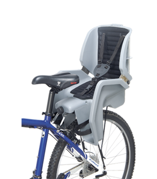 BETO Baby Seat - 700cc Shock Absorbing Eva Seat Pad - Foot Straps - Steel Pannier Rack Included