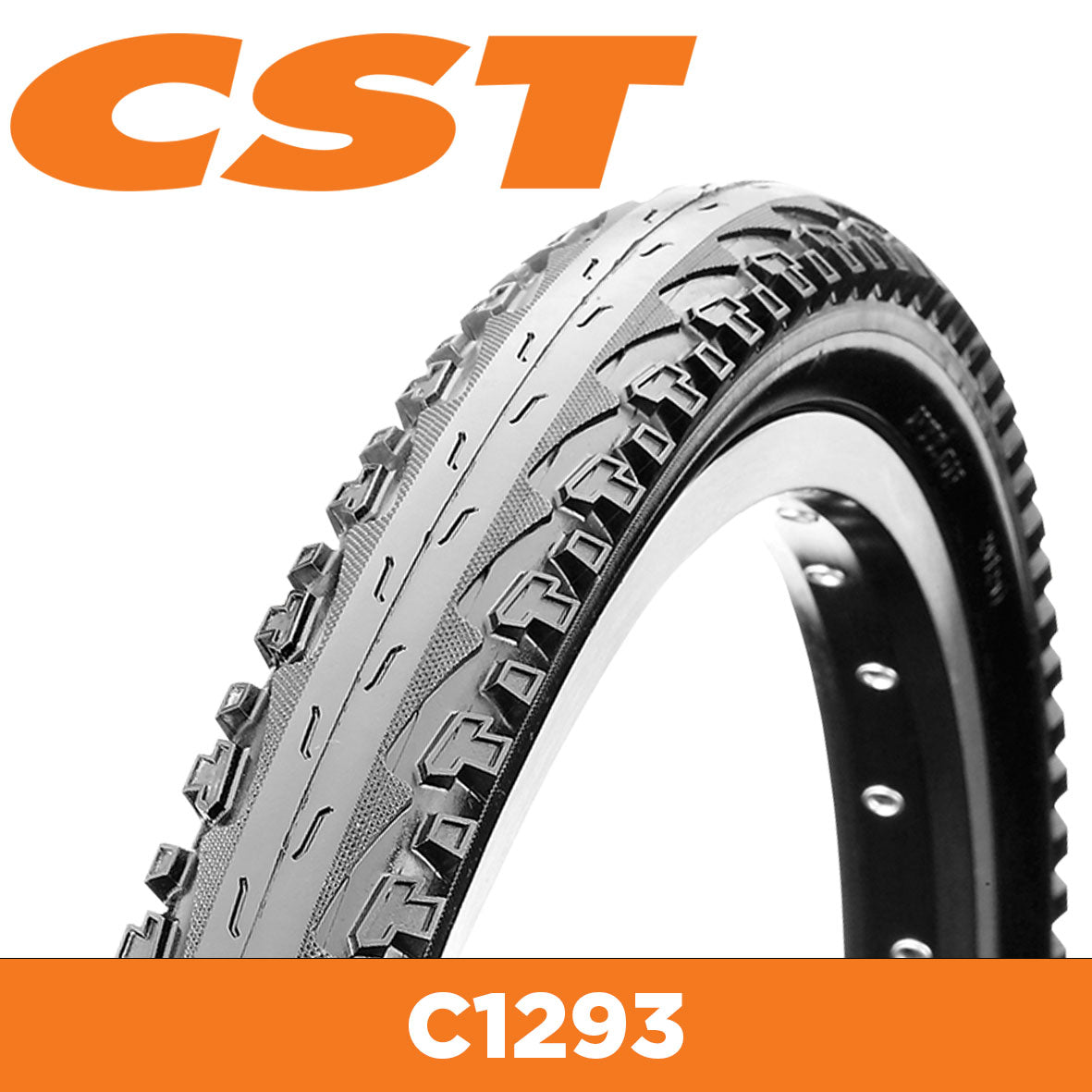 CST Tyre Semi Slick C1293 - 27.5 x 1.5 - Wirebead - Black