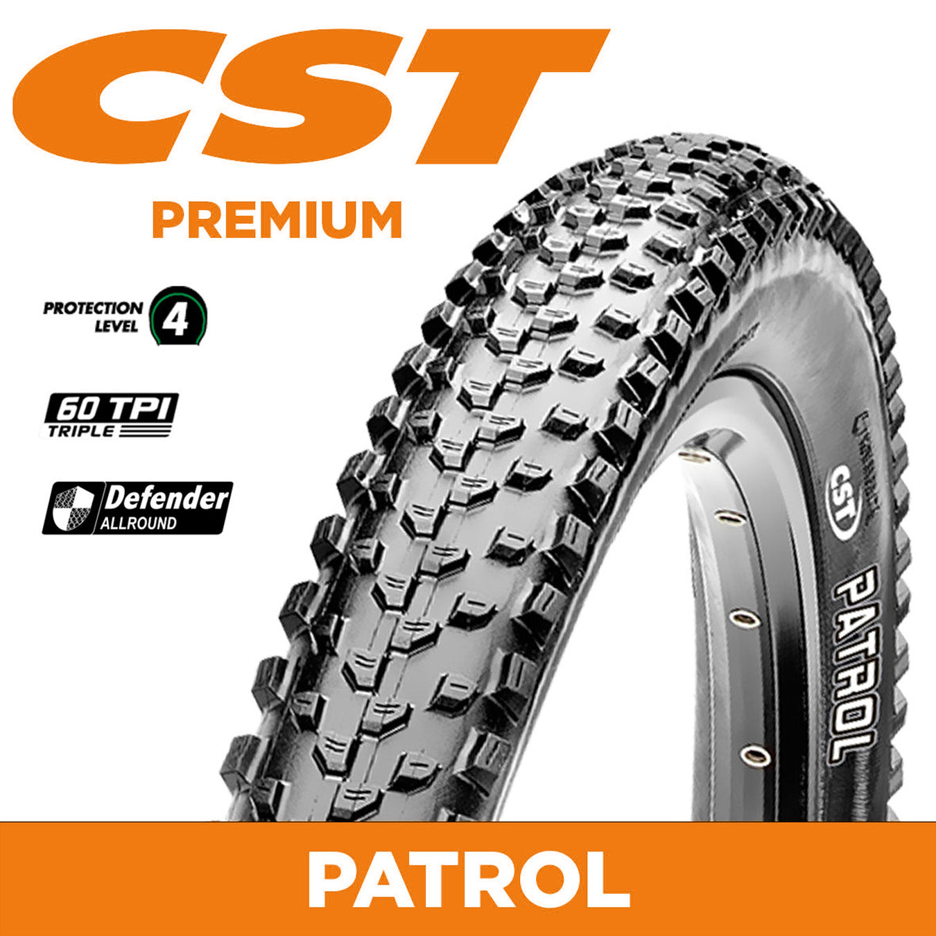 CST Tyre Patrol - 29 x 2.60 - Wirebead EPS BTB 60 TPI