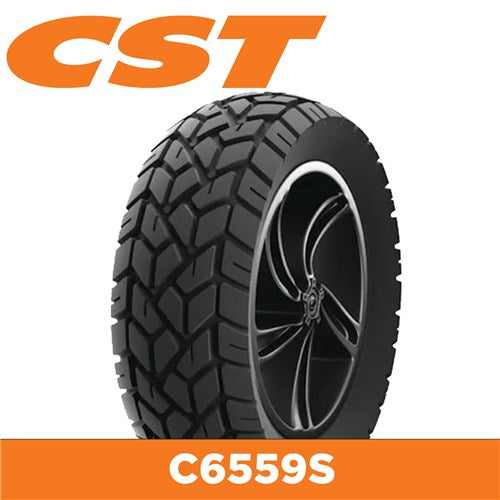 CST Tyre E-Scooter C6559S - 12 x 4.0 - Rim Size 7" X 2.60 - Sectional Width 100mm - Tubeless - Load 100kg