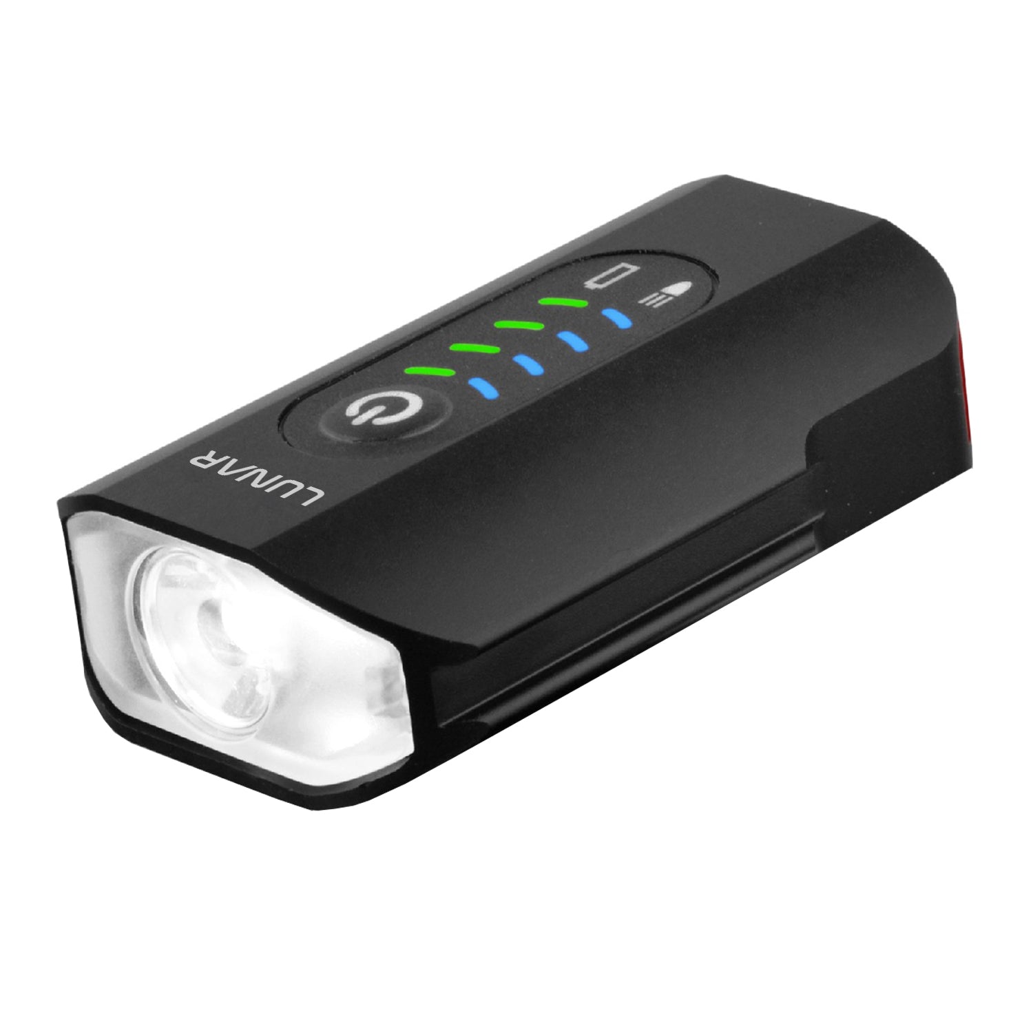 LUNAR 2 In 1 Light - CALLISTO - 600 Lumens - Front and Rear Light USB-C - Includes Helmet Mount