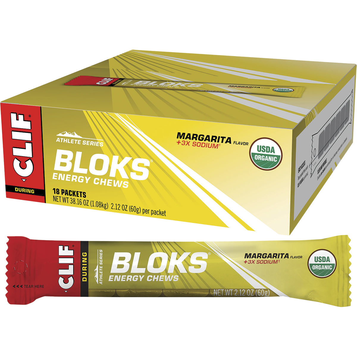 CLIF Bloks Energy Chews Margarita 150mg Sodium