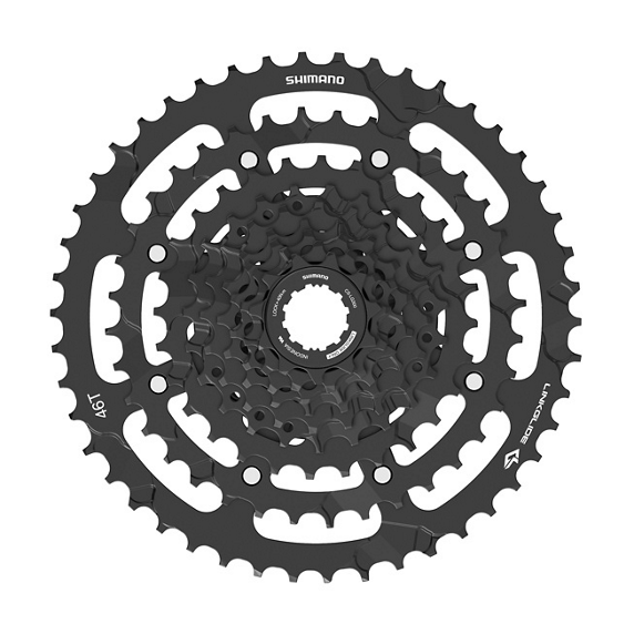SHIMANO CS-LG300 CASSETTE 11-46 CUES 9 SPEED *LINKGLIDE ONLY*