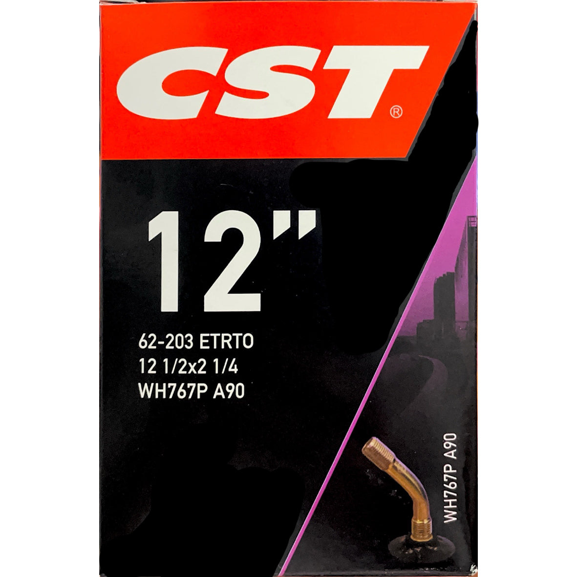 CST Tube - 12 1/2 x 2 1/4 - SV Bent Valve