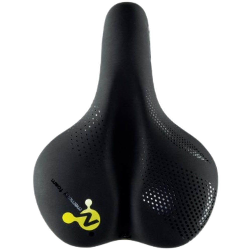 DDK Saddle - Hybrid with Memory Foam - Steel Rail - 263x198mm