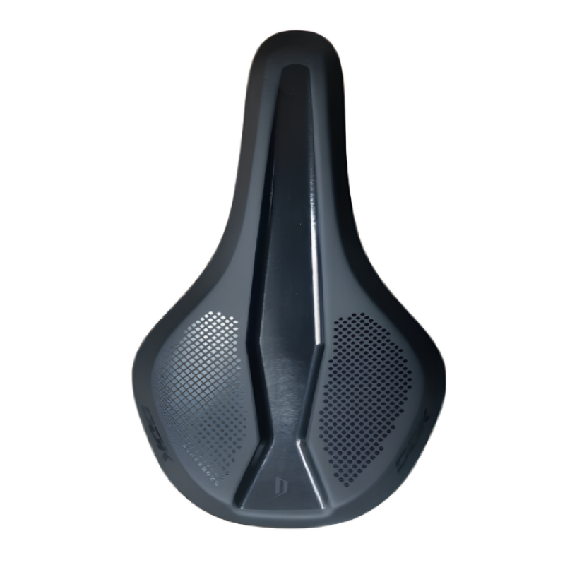 DDK E-MTB Trekking Saddle with Support Foam - Steel Rail - 275x153mm