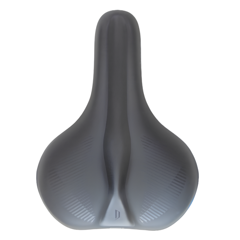 DDK Comfort Wide Saddle with Support Foam - Steel Rail - 266x207mm