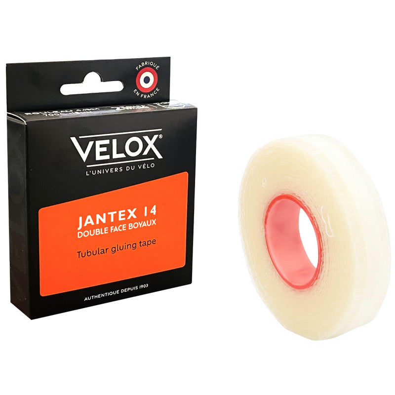 VELOX Double Sided Tape - JANTEX14 - Tubular Wheels 700 x 18mm x 2m Length - 2 Wheels