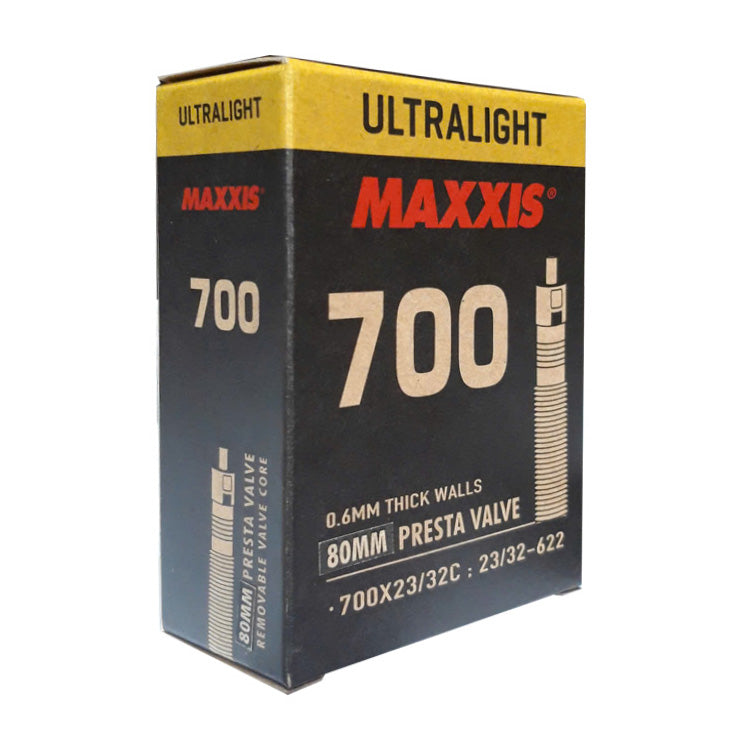 MAXXIS Tube - Ultralight 700 X 23/32 77g - PV80 Removable Presta Valve Core