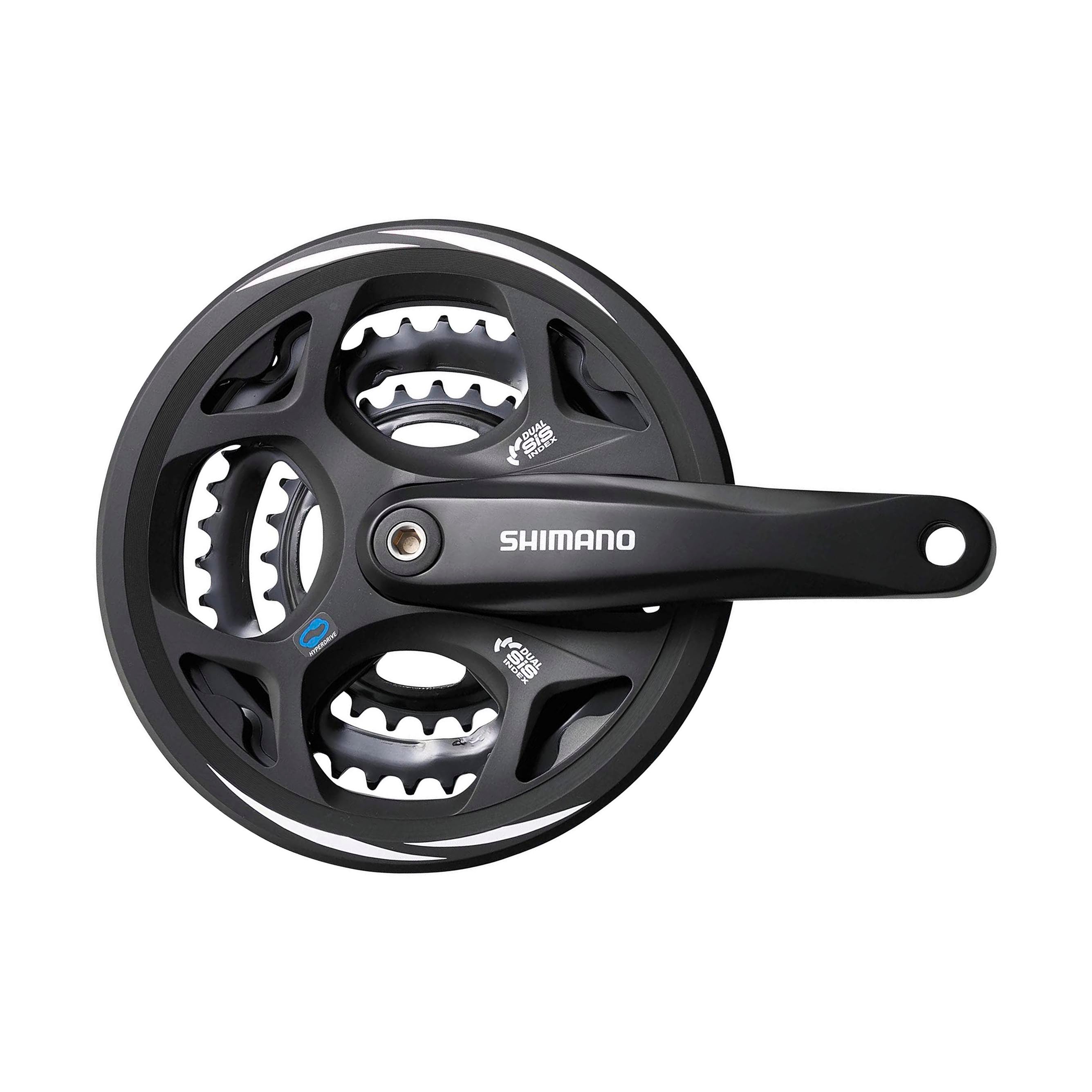 SHIMANO FC-M311 FRONT CRANKSET 175MM 48-38-28 BLACK W/CG