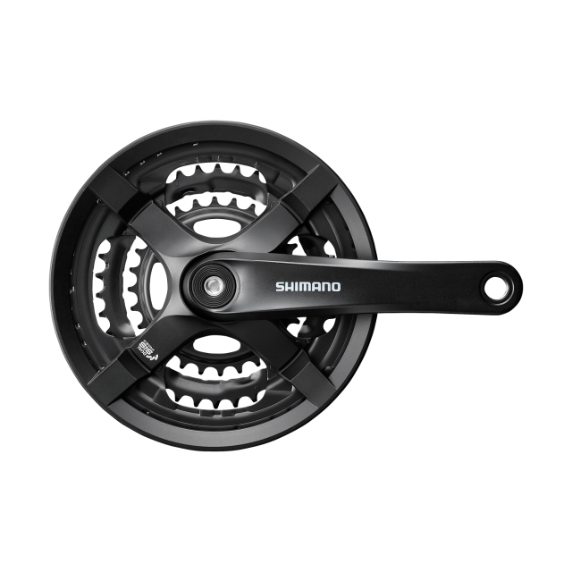 SHIMANO FC-TY501 FRONT CRANKSET 175mm 48-38-28 BLACK