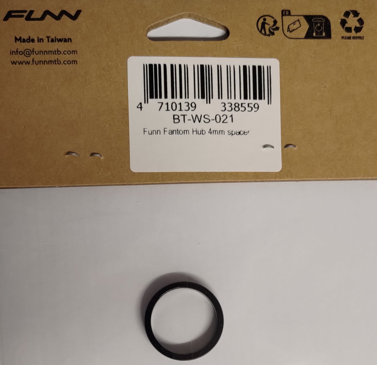 FUNN Hub End Cap Microspline Spacer - Rear Drive Side Only - 12 x 142/148mm