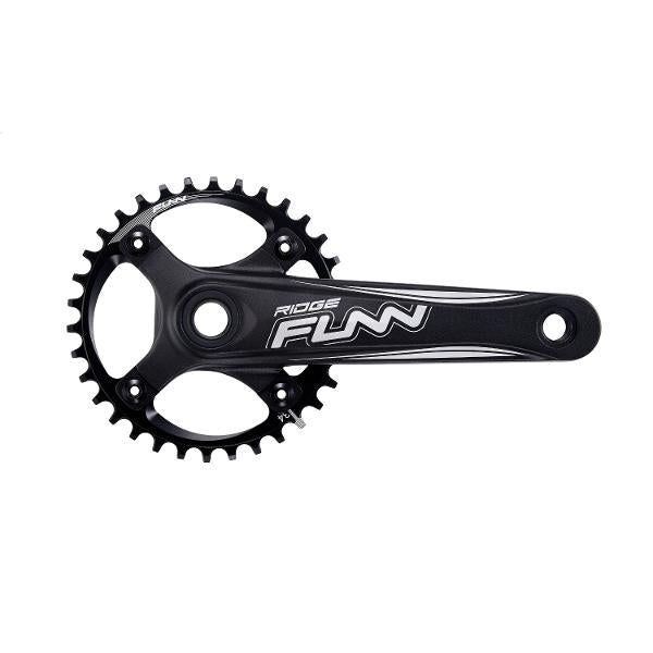 FUNN Crankset - RIDGE - 175mm Arm - 32T 104mm BCD Solo Comp NW Chainring - 68/73mm BB Included - 24mm Axle