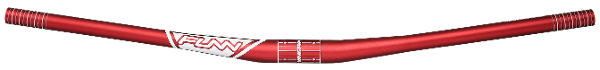 FUNN Handlebar - Kingpin - 35 - 785mm Wide - 30mm Rise - Red