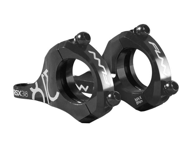 FUNN Stem - Rsx 31.8mm Bar - Adjustable 45mm/50mm - 20mm Rise - Black