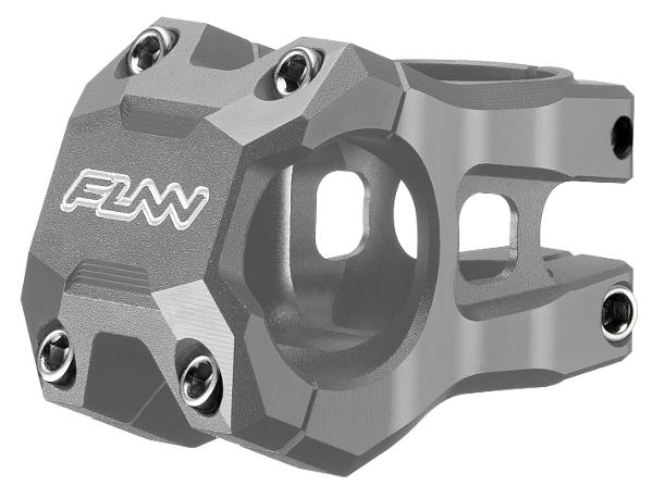 FUNN Stem - Funnduro - 35 - 45mm - 0¬∞ Rise - Steer 1-1/8 Inch - Grey