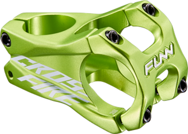 FUNN Stem - Crossfire - 35mm - 35mm - 0¬∞ Rise - Steer 1-1/8 Inch - Green
