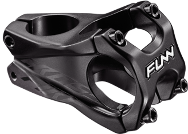 FUNN Stem - Crossfire - 35mm - 50mm - 0¬∞ Rise - Steer 1-1/8 Inch - Black