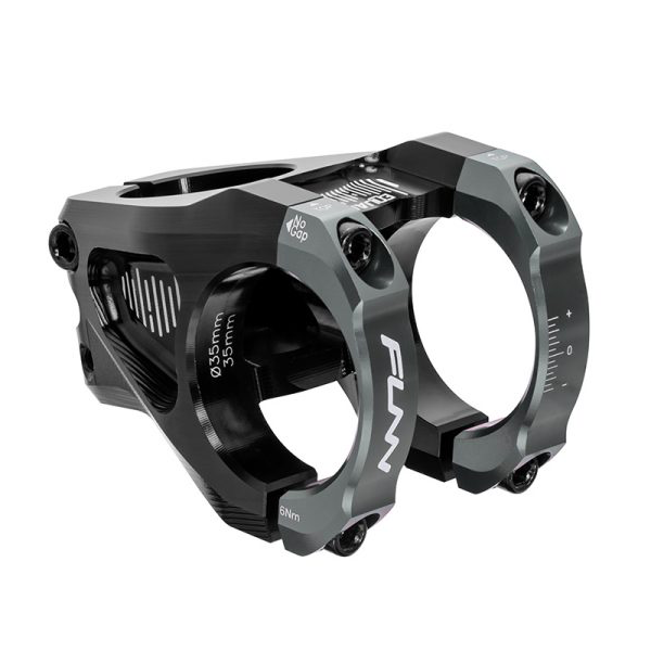 FUNN Stem - Equalizer - 35.0 - 35mm - 10mm Drop/Rise - Steer 1-1/8 Inch - Grey