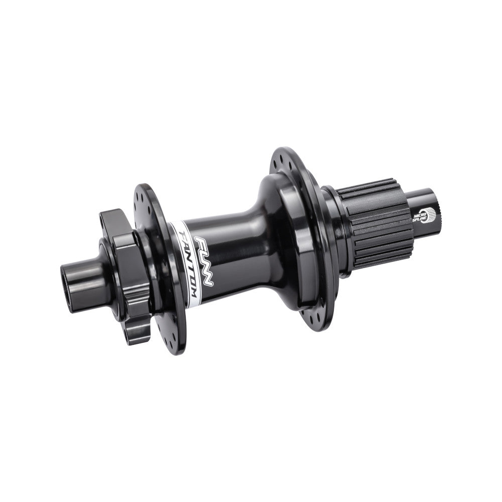 FUNN Hub - Fantom Rear 12 x 148mm Boost Shimano Micro Spline - Disc Brake 6 Bolt - Black