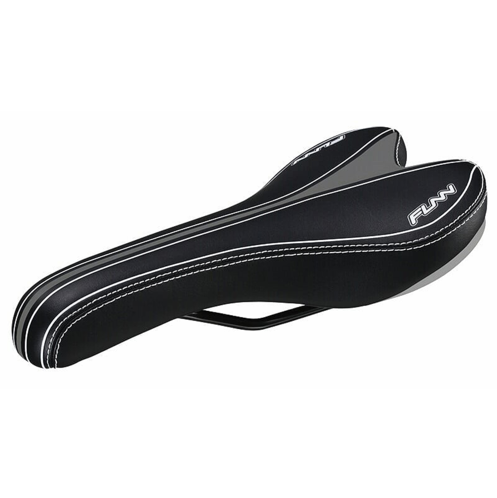 FUNN Saddle - Launch II - Water Resistant PVC - Impact Resistant Base - 275mm x 140mm - Black