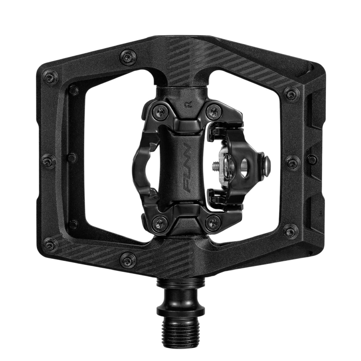 FUNN Pedal - Ripper V2 - Float Engagement SPD Compatible Clipless Pedals - Single Sided - Black