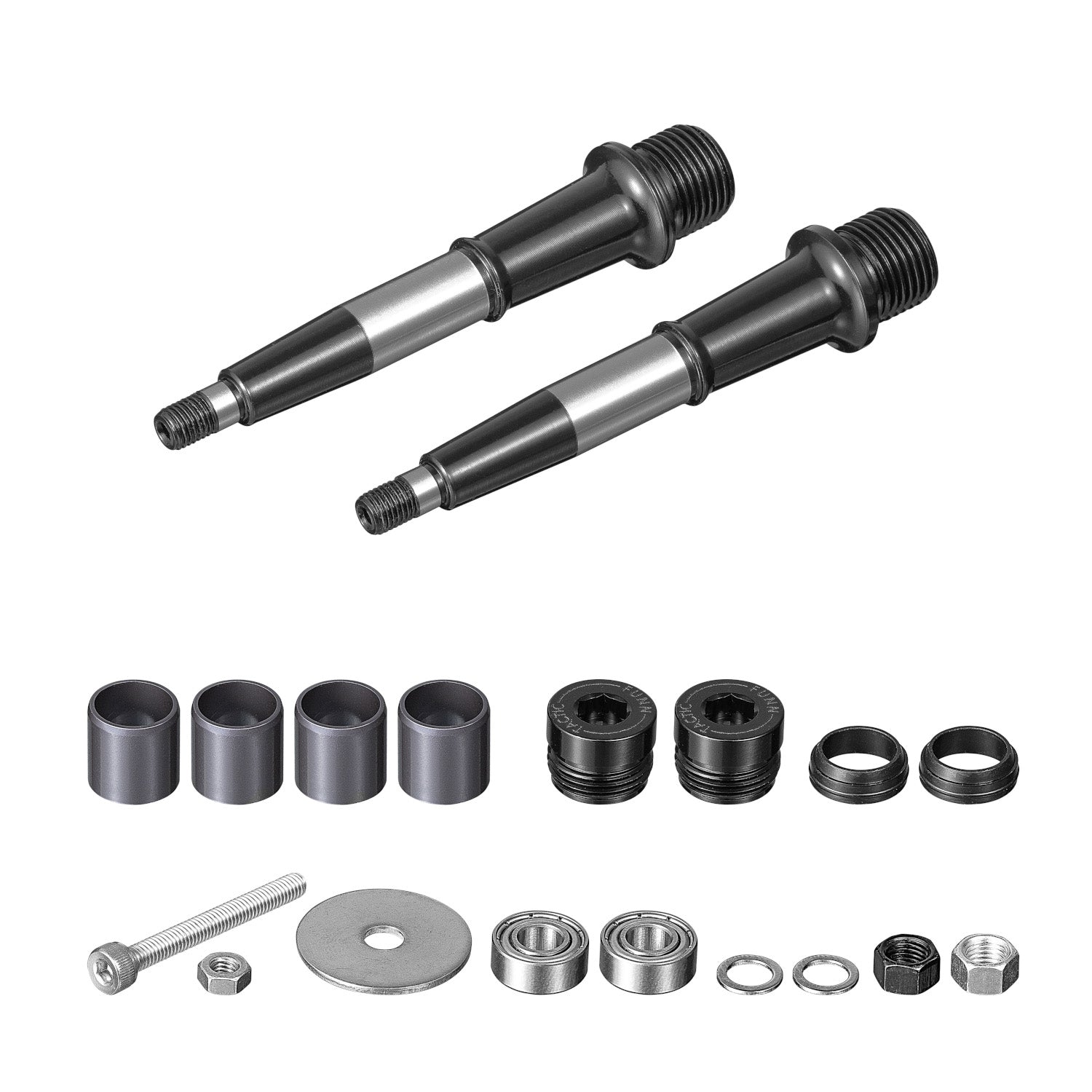 FUNN Axle Kit - Tactic SPD Pedal - Axles with Refreshment Parts