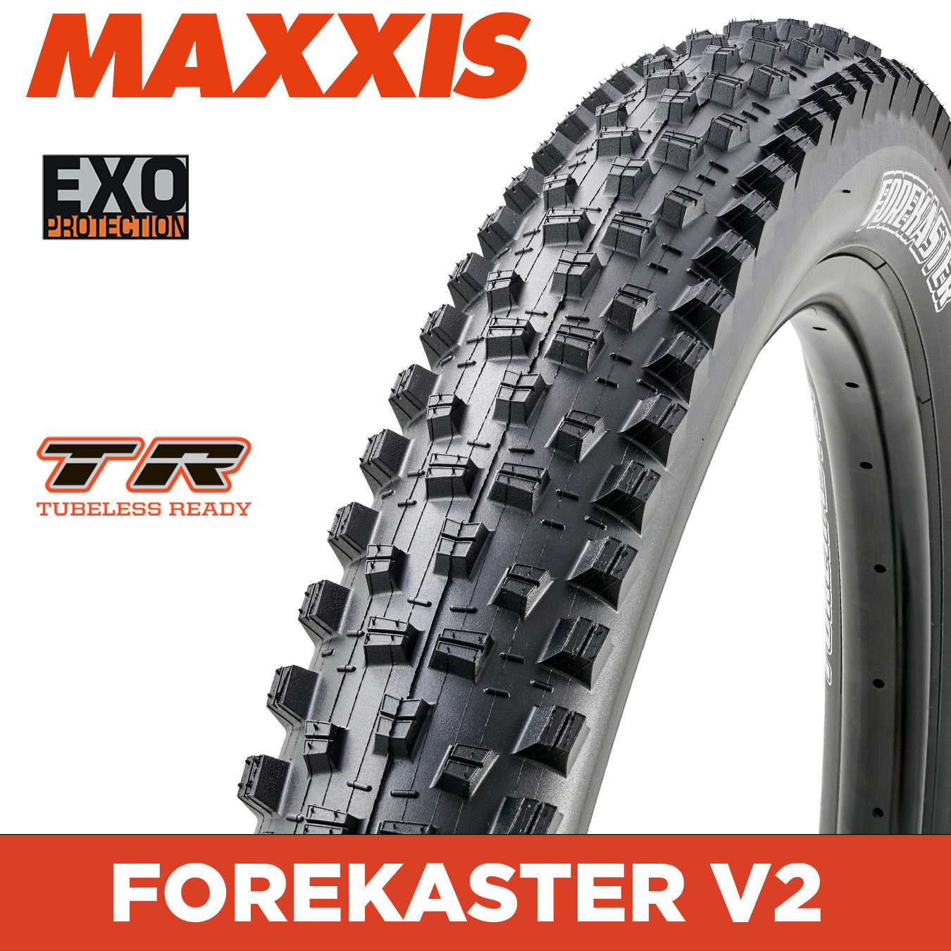 MAXXIS Forekaster V2 - 27.5 X 2.40 WT Folding 60TPI EXO TR