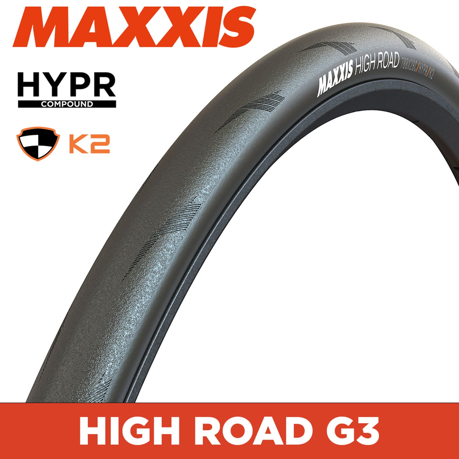 MAXXIS High Road G3 - 700 x 25c HYPR K2 Foldable - 150 TPI