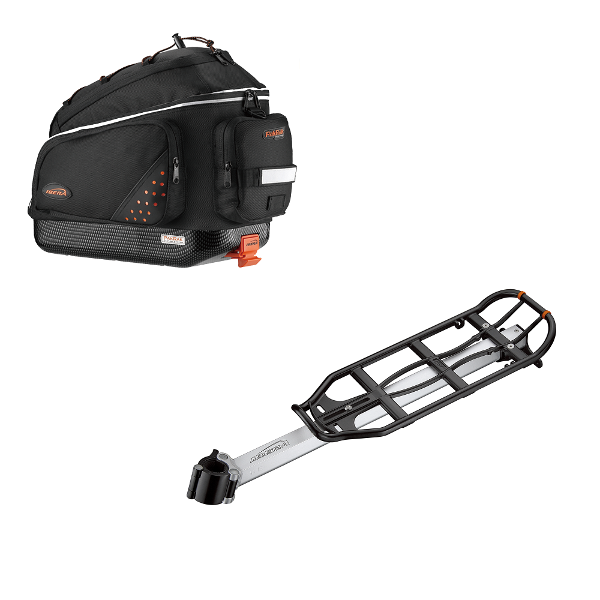 IBERA Pannier Rack & Bag Combo Set - Ibra11/Ibba11 - 17L