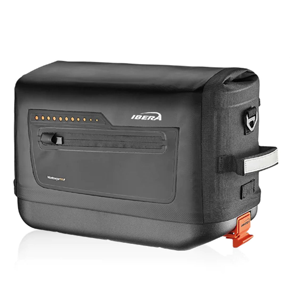 IBERA PakRak Top Mount Rear Commuter Bag W/Proof 38x18x25cm - 15L - 10kg limit