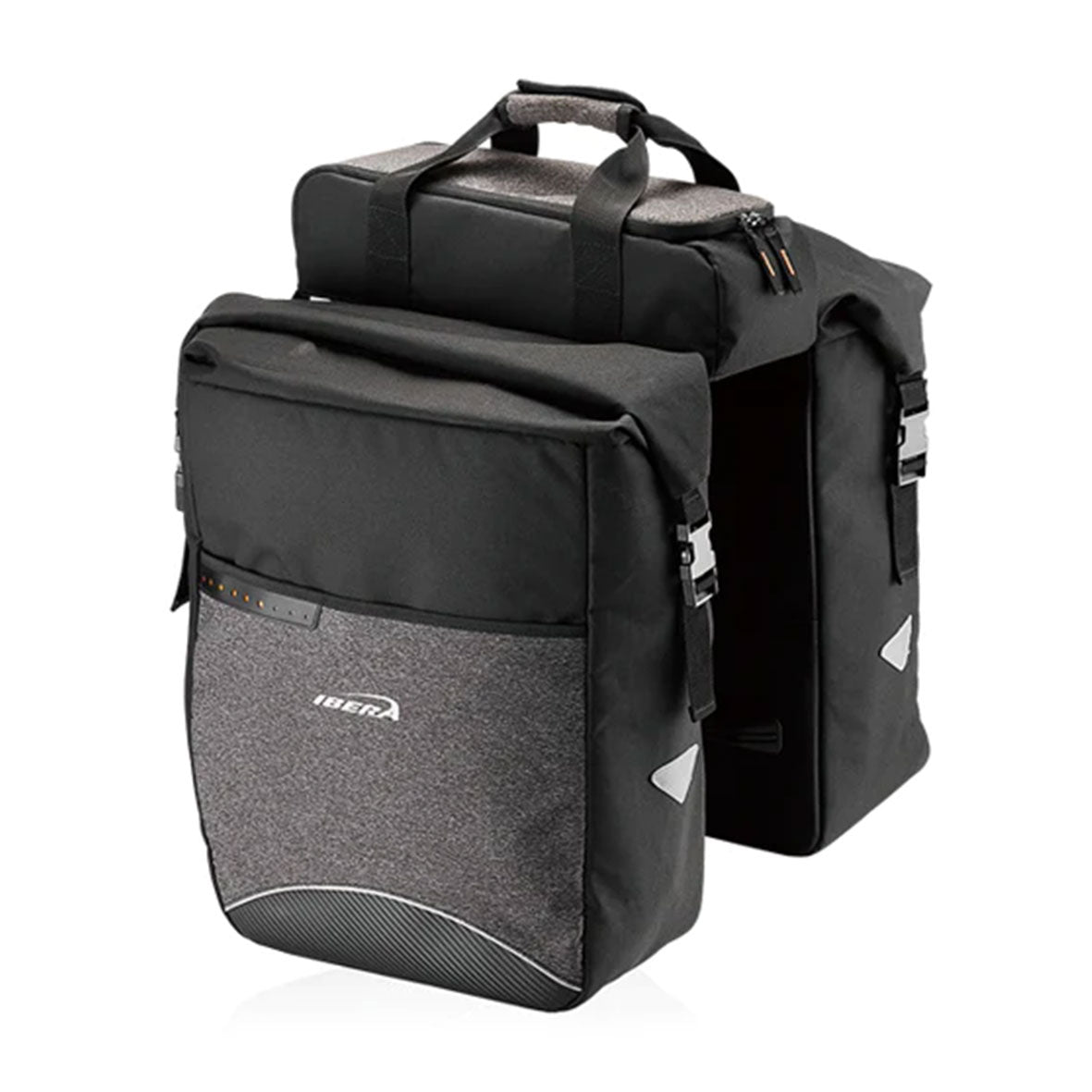 IBERA M-I-K - Pannier Bags - 38x16x50cm - 52L Holds Battery up to 36cm length