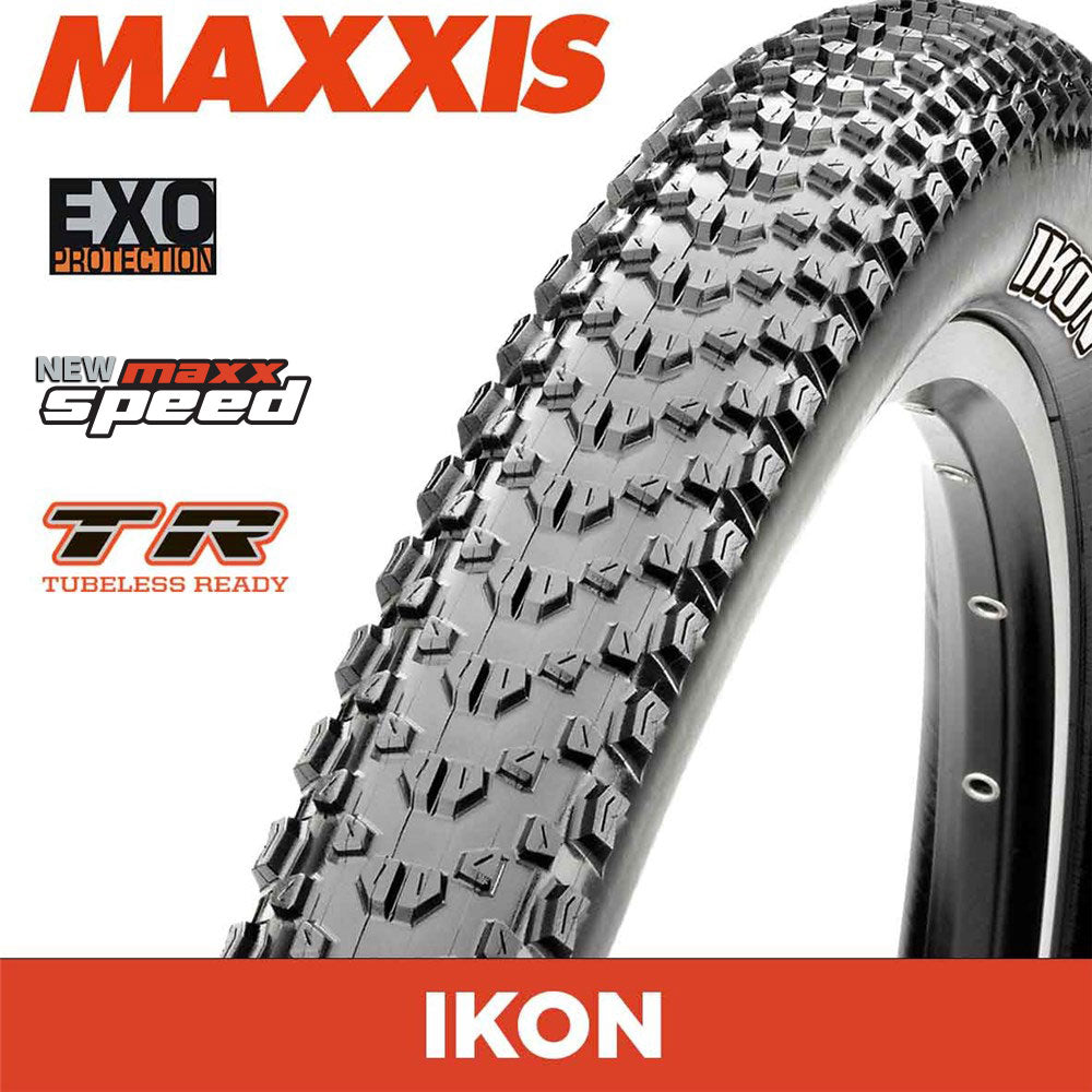 MAXXIS Ikon - 29 X 2.20 - Folding TR - EXO 120 TPI - MaxxSpeed XC - Black